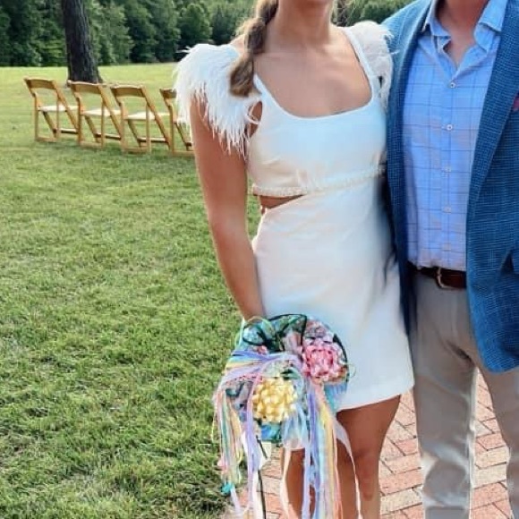 Likely Mini Taliah Dress in White - Picture 3 of 3